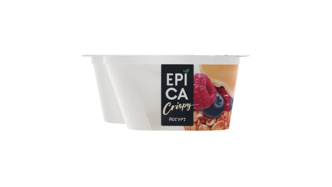 Йогурт вязкий Epica Crispy натур 6,5% 138 г