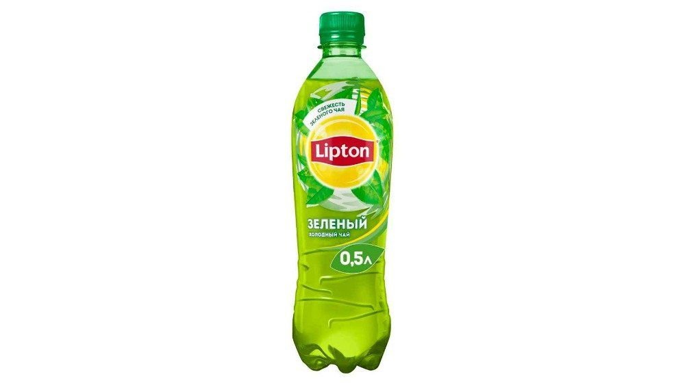 Чай холодный Lipton зеленый с лимоном 0,5 л
