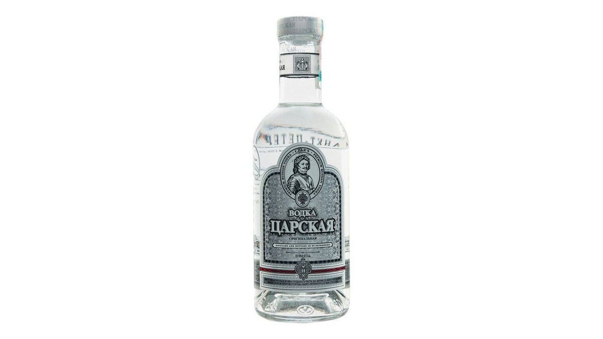 Водка Царская оригинальная 40% 0.5 л