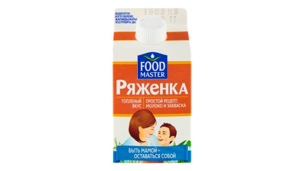 Ряженка FoodMaster 2.5% 500 г тетра пак