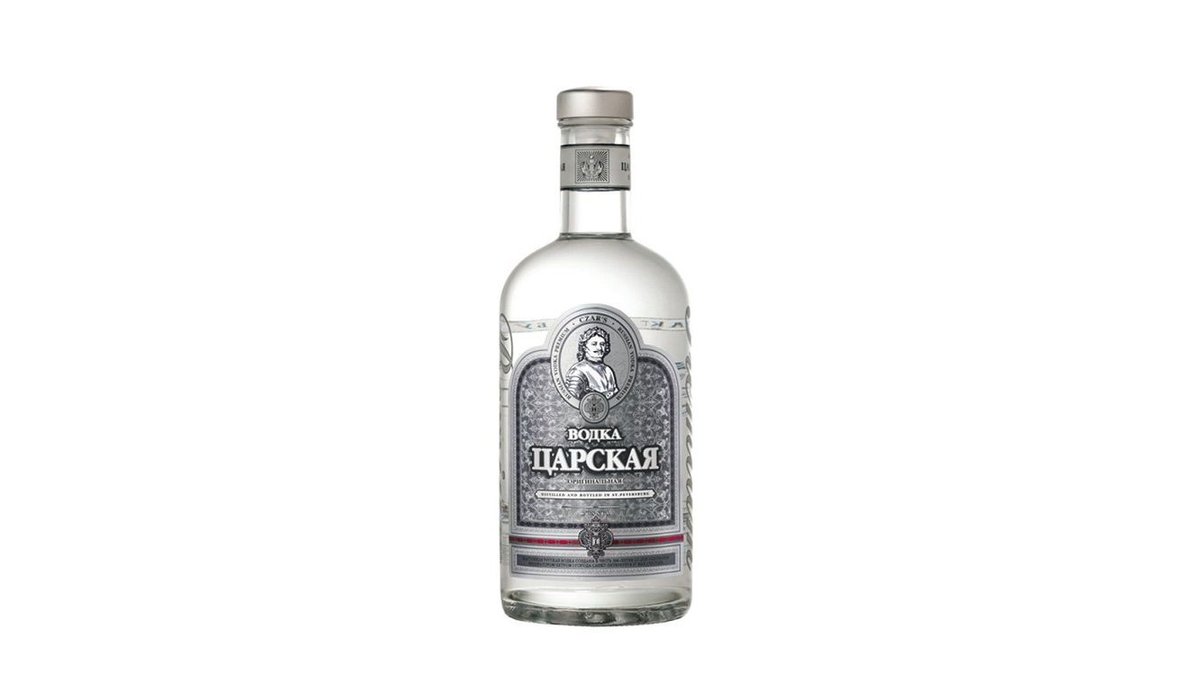Водка Царская оригинальная 40% 0.7 л