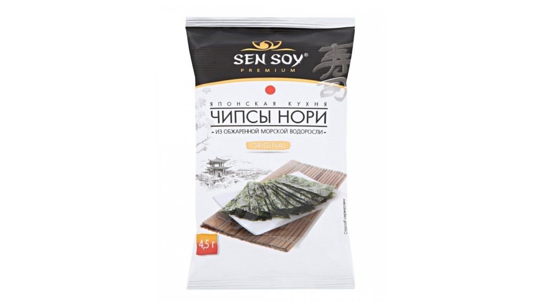 Чипсы нори морская капуста original Sen Soy 4.5 г