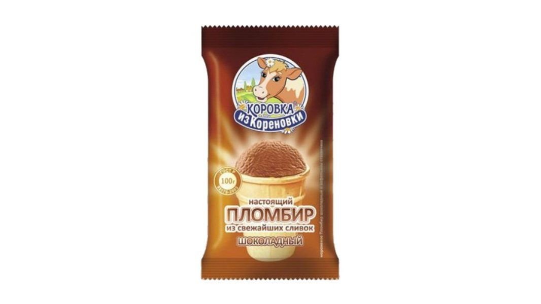 Мороженое Коровка из Кореновки шок в ваф/стак 100г