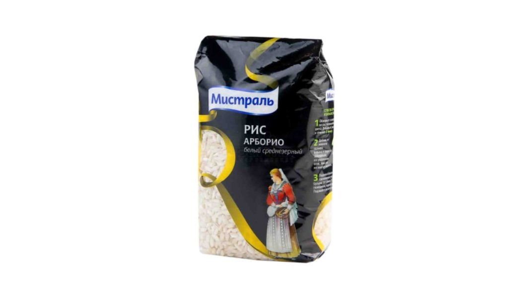Крупа Мистраль рис арборио 500 г