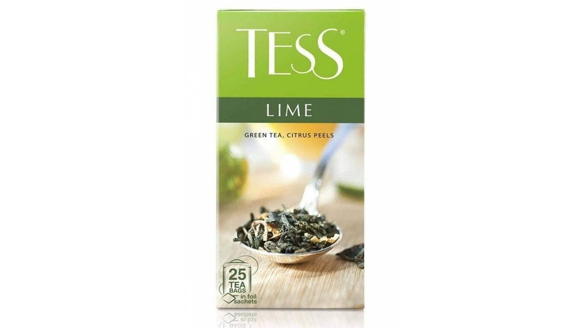 Чай Tess Lime зеленый 25 пакетиков