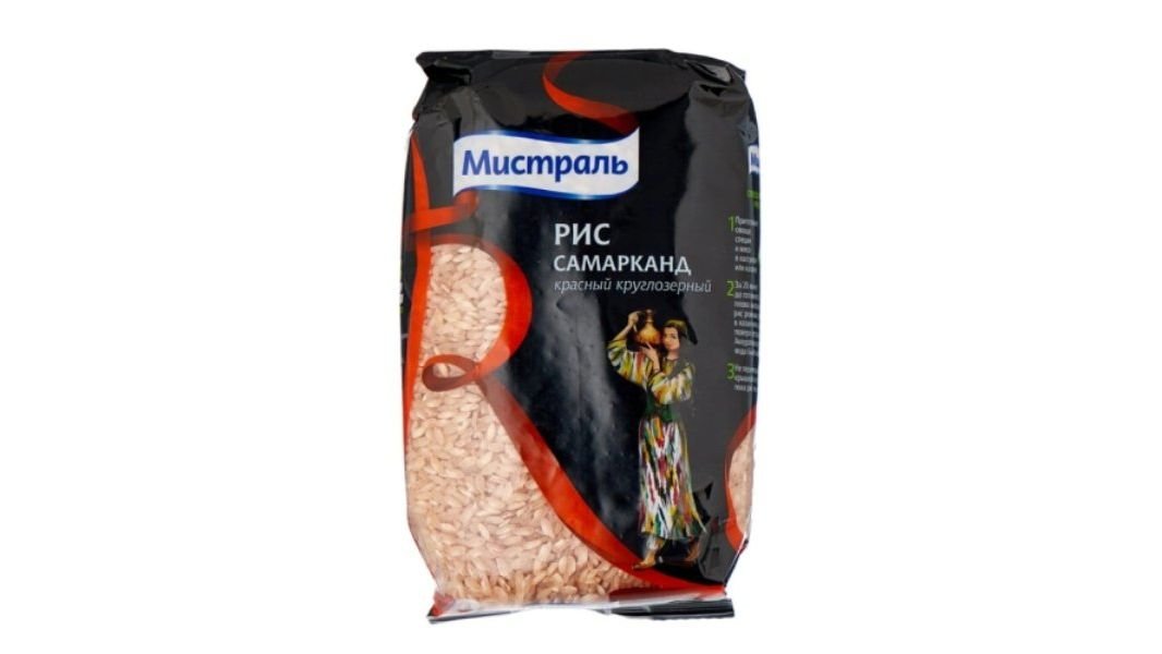 Крупа Мистраль рис Самарканд красный круглозерный 500 г