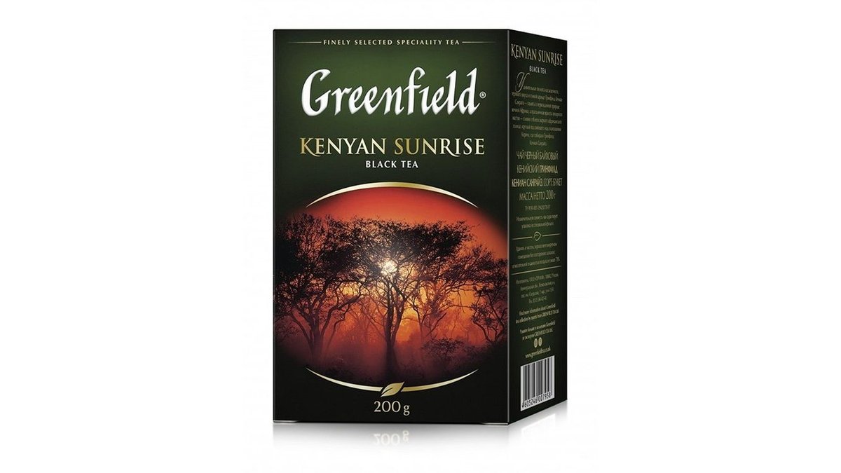 Чай Greenfield Kenyan Sunrise черный 200 г