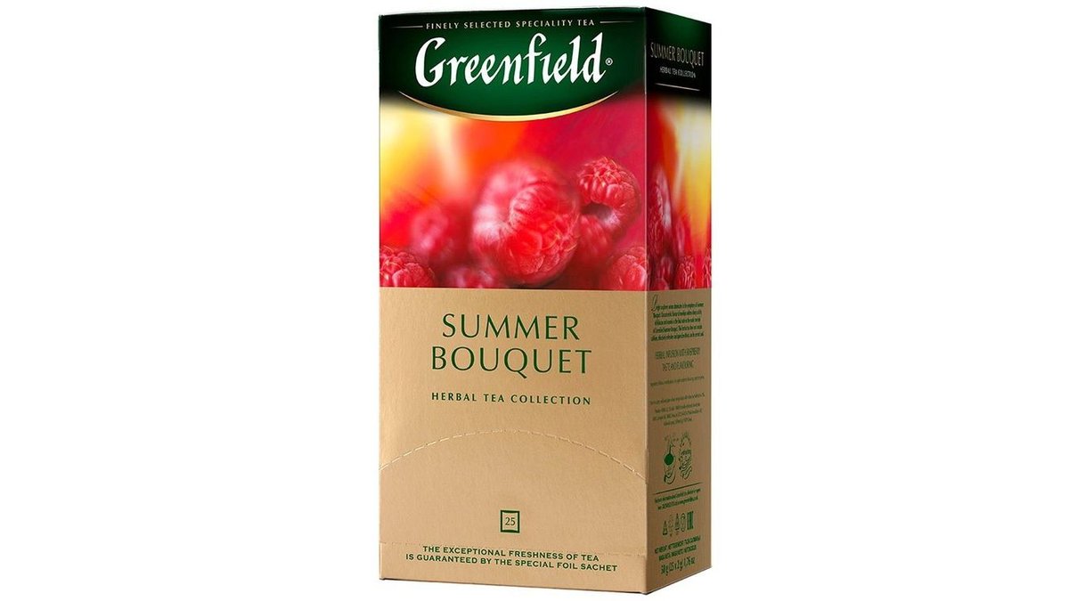 Чай Greenfield Summer Bouquet черный 25 пакетиков