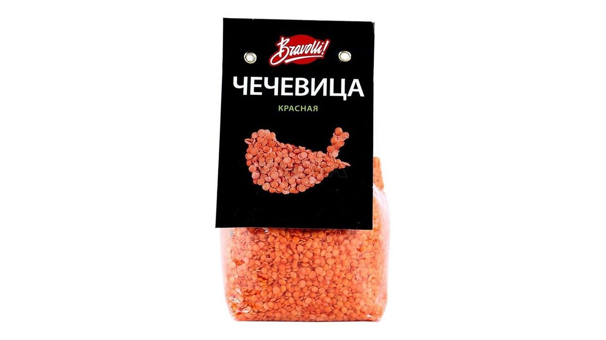 Крупа Ярмарка чечевица красн платинум 350г