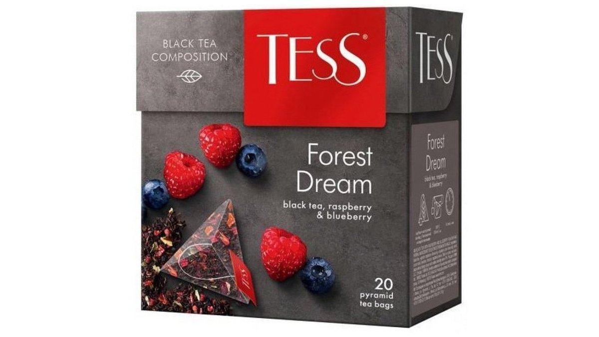 Чай Tess Forest Dream черный 20 пакетиков