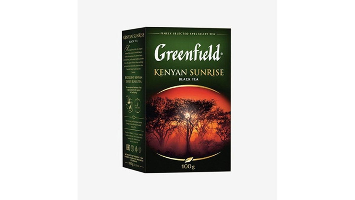 Чай Greenfield Kenyan Sunrise черный 100 г