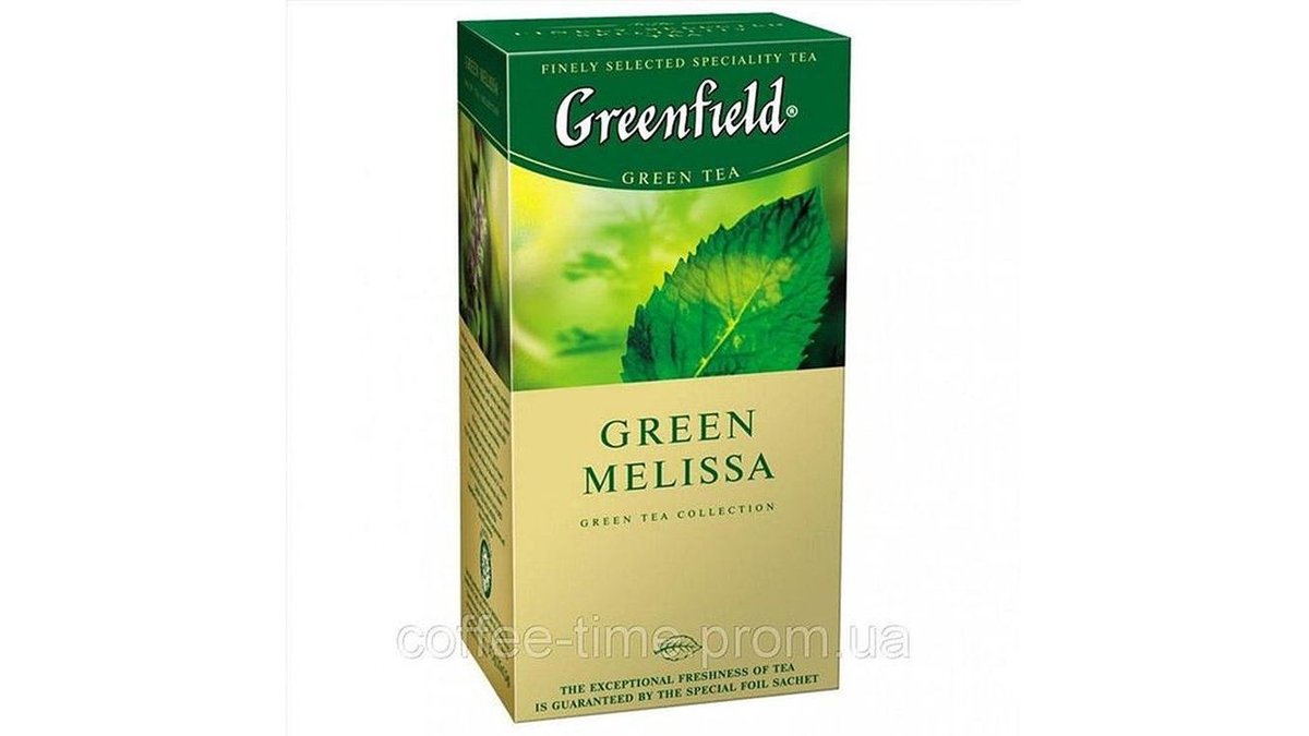 Чай Greenfield Green Melissa зеленый 25 пак