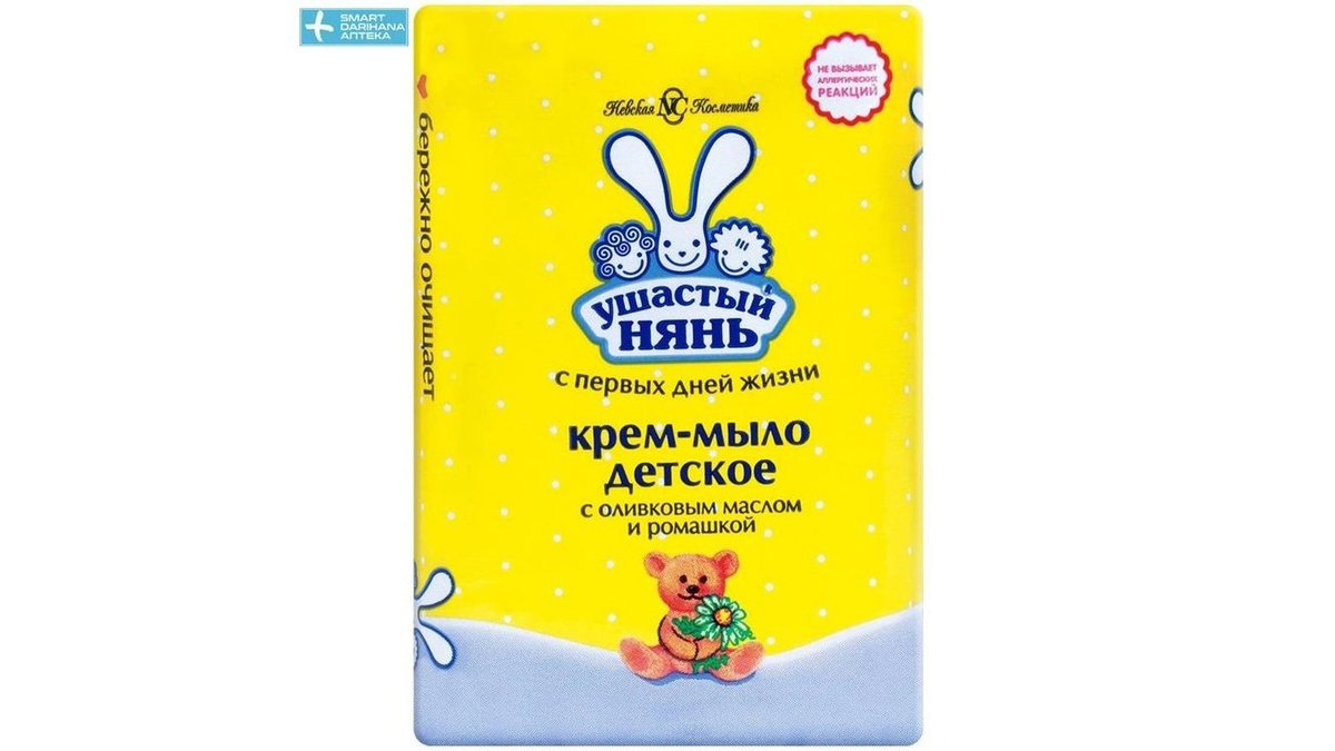 Крем-мыло Ушастый Нянь Ромашка 90 г