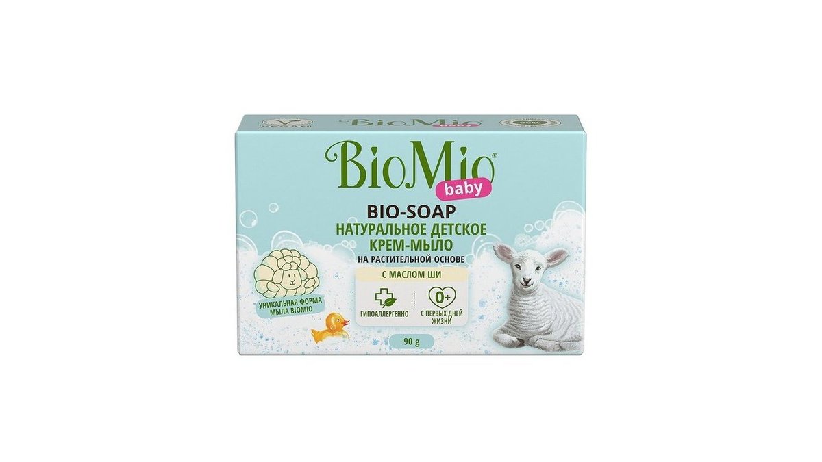 Детское крем-мыло BioMio Baby 90 г