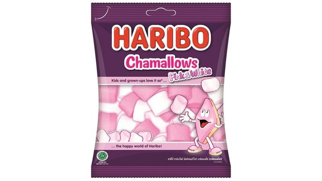 Маршмэллоу Haribo Pink&White бело-розовый 150 г
