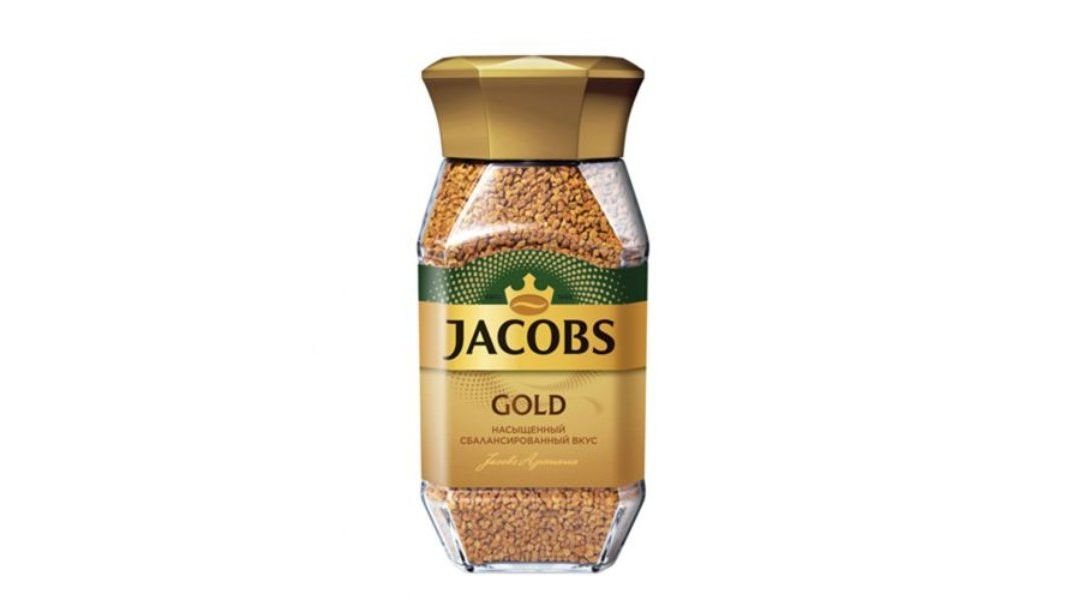 Кофе Jacobs gold, 95 г стеклянная банка