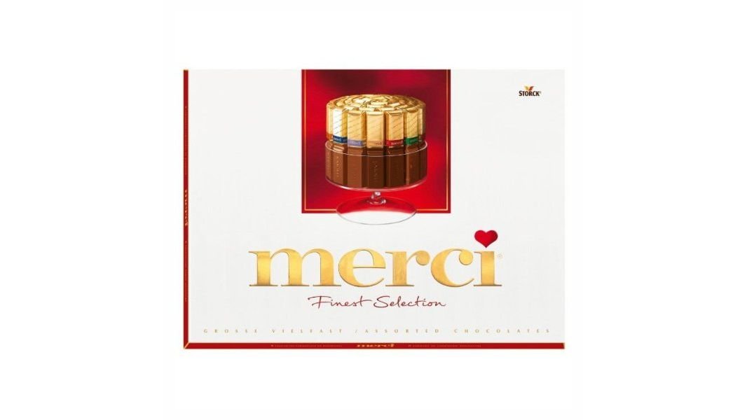 Конфеты в коробке Merci ассорти, 675 г