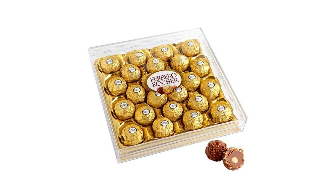 Конфеты в коробке Ferrero rocher диаметр, 300 г