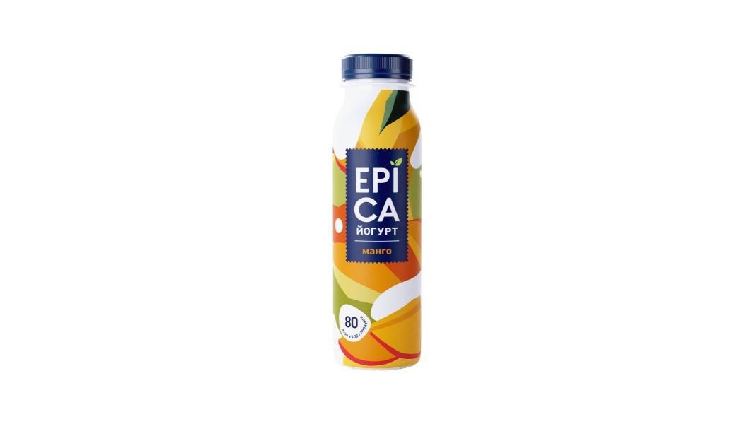 Йогурт EHRMANN Epica Питьевой Манго 2,5% 260г