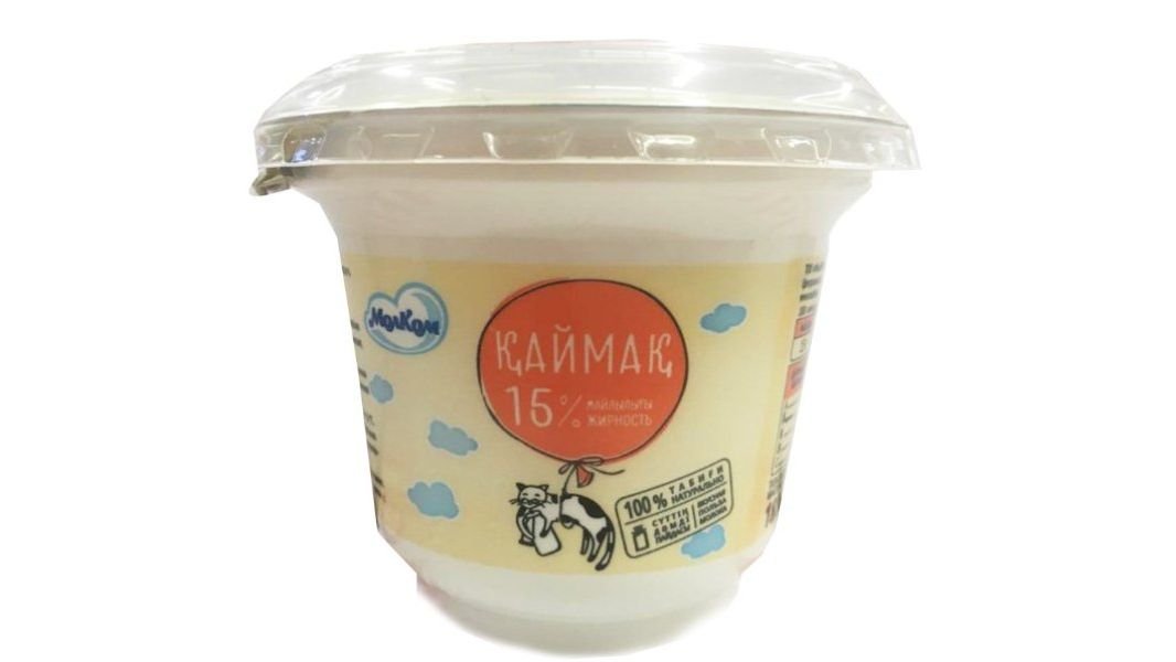 Сметана МОЛКОМ 15% 180г п/у