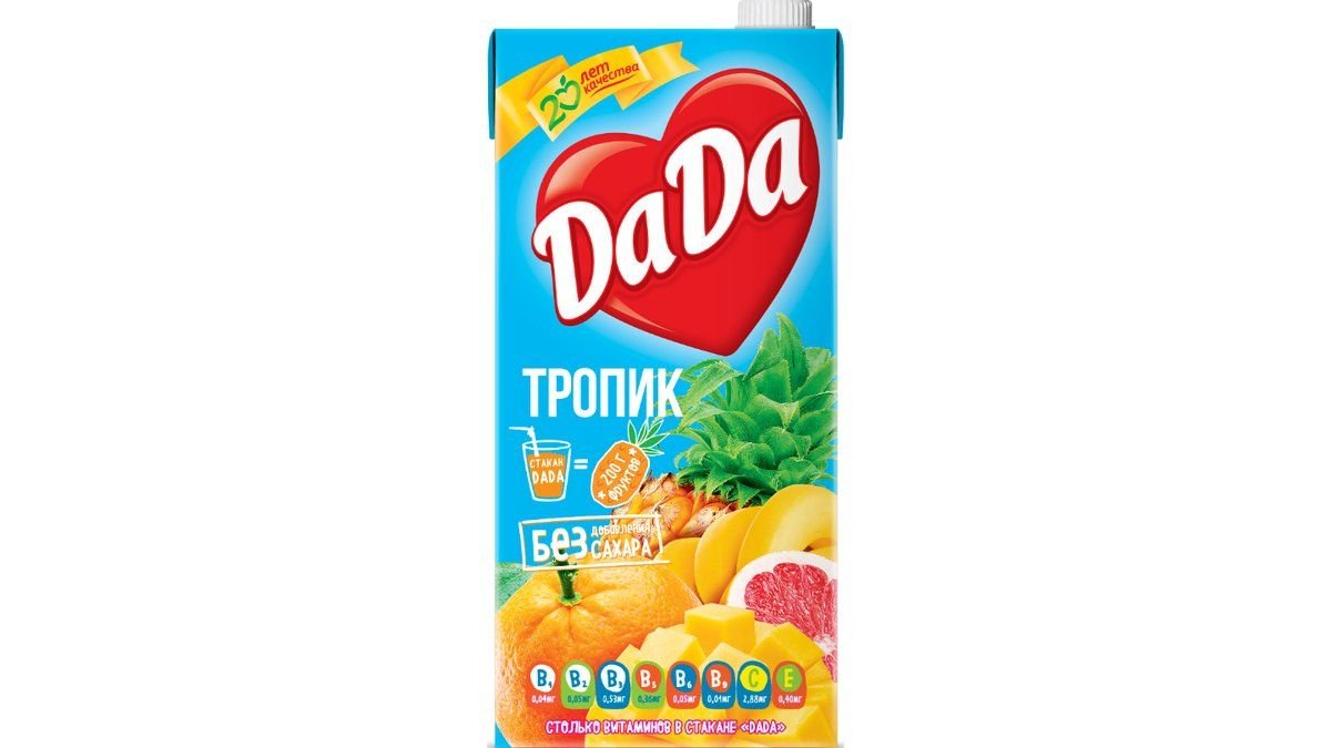 Da-Da Сок Dada Экстра Тропик 1,9л
