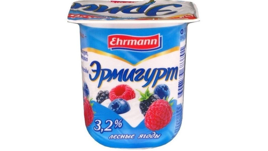Йогуртный продукт Эрмигурт лесные ягоды 3.2% 100 г