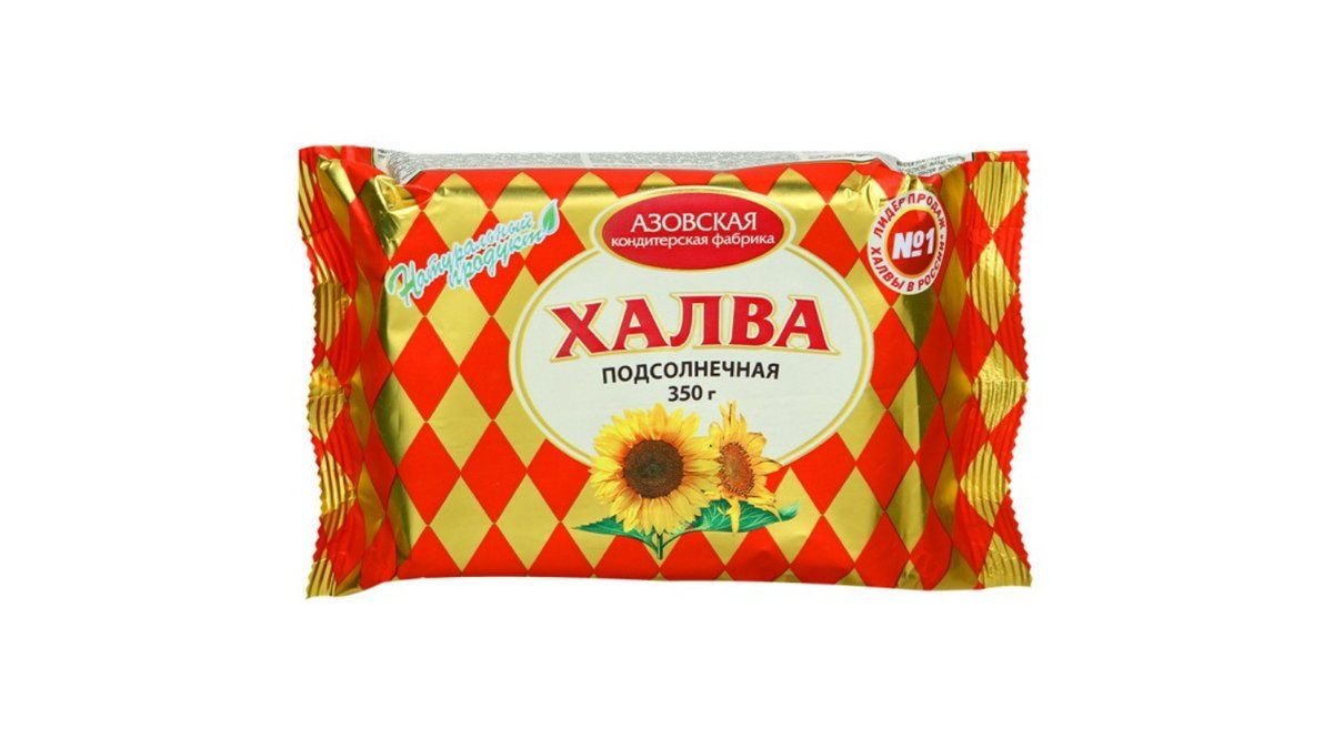 Азовская КФ халва подсолнечная 350 гр