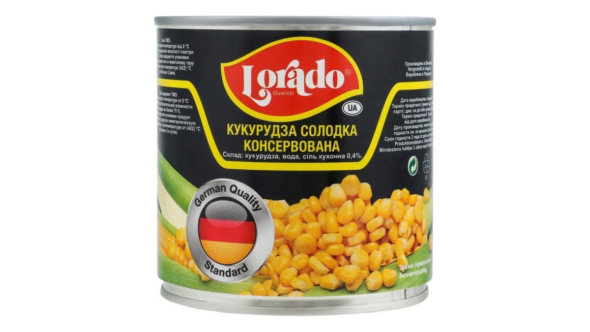 Кукуруза Lorado сладкая 425 мл