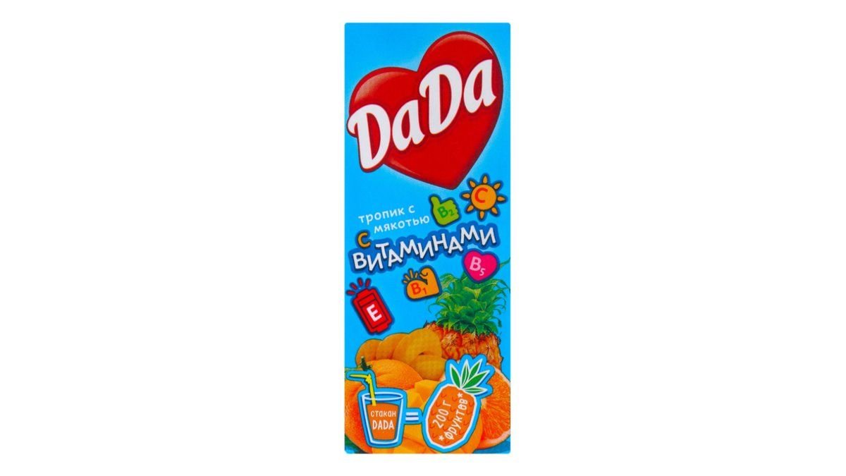 DaDa сок 0,2 л тропик