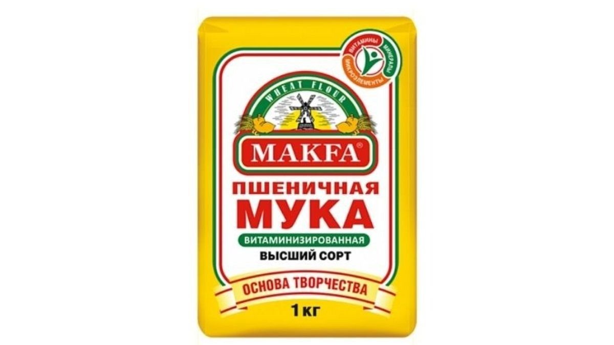 Мука Макфа пшеничная высший сорт 1 кг