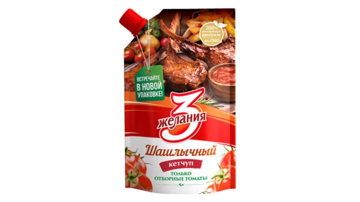 Кетчуп 3 Желания шашлычный 450 г