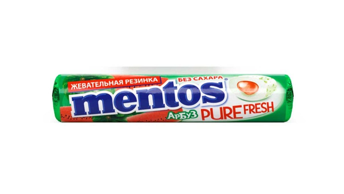 Жевательная резинка MENTOS Арбуз 15,5г м/у