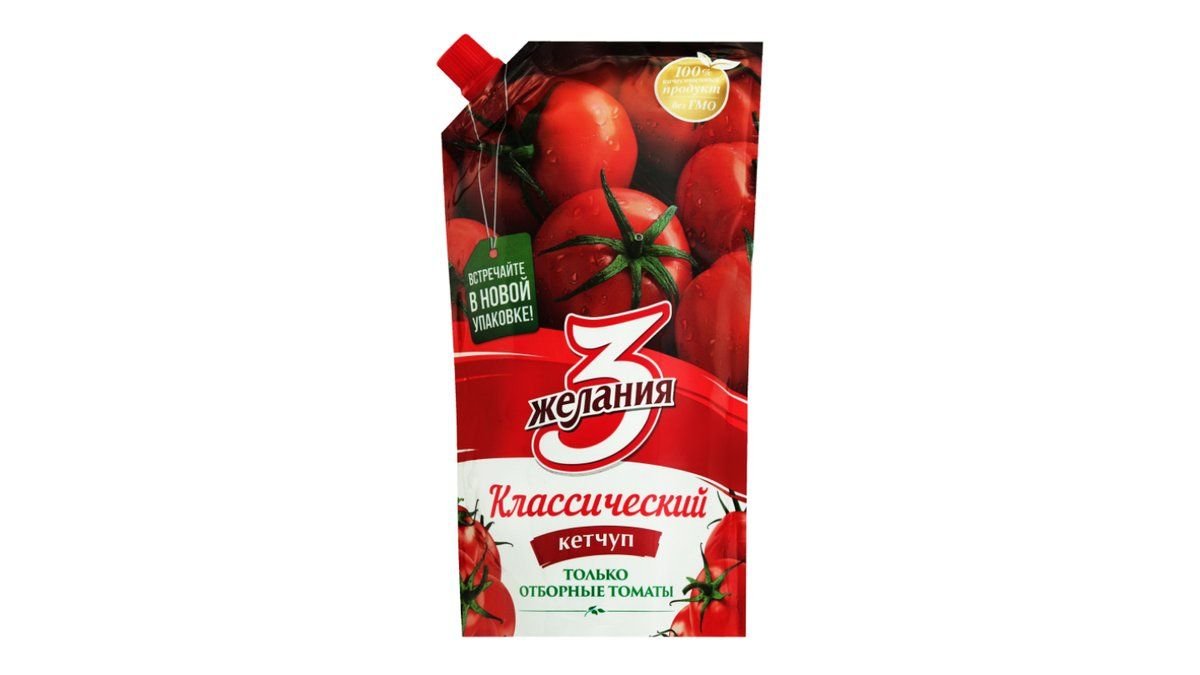 Кетчуп 3 Желания классический 450 г