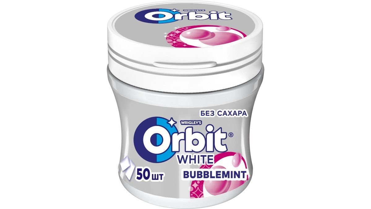 Orbit жевательная резинка бан Bubblemint 68 г