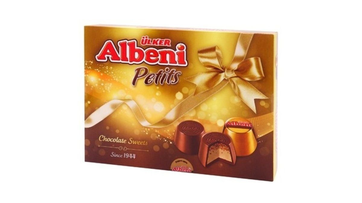 Albeni конфеты Petits шоколадные с кремовой начинкой и крошками печенья 192 г