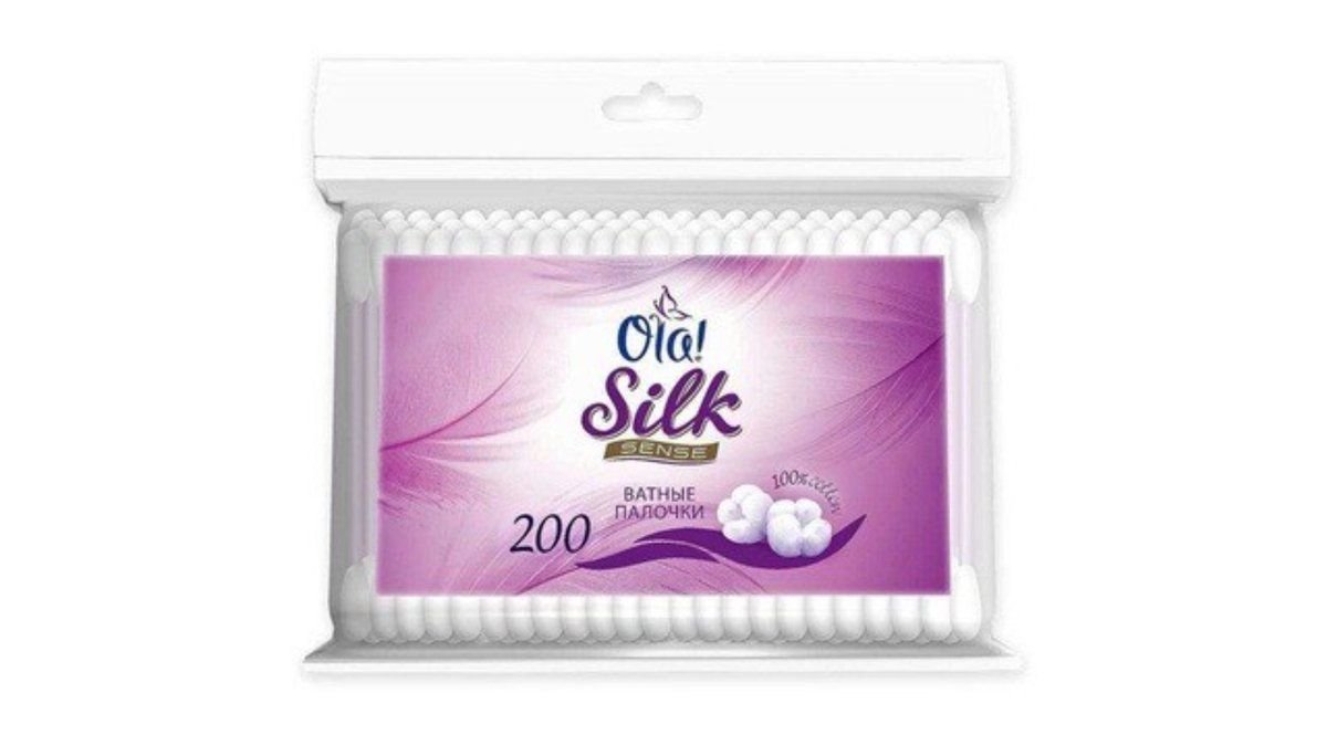 Палочки OLA Ватные Silk Sense 200шт п/у