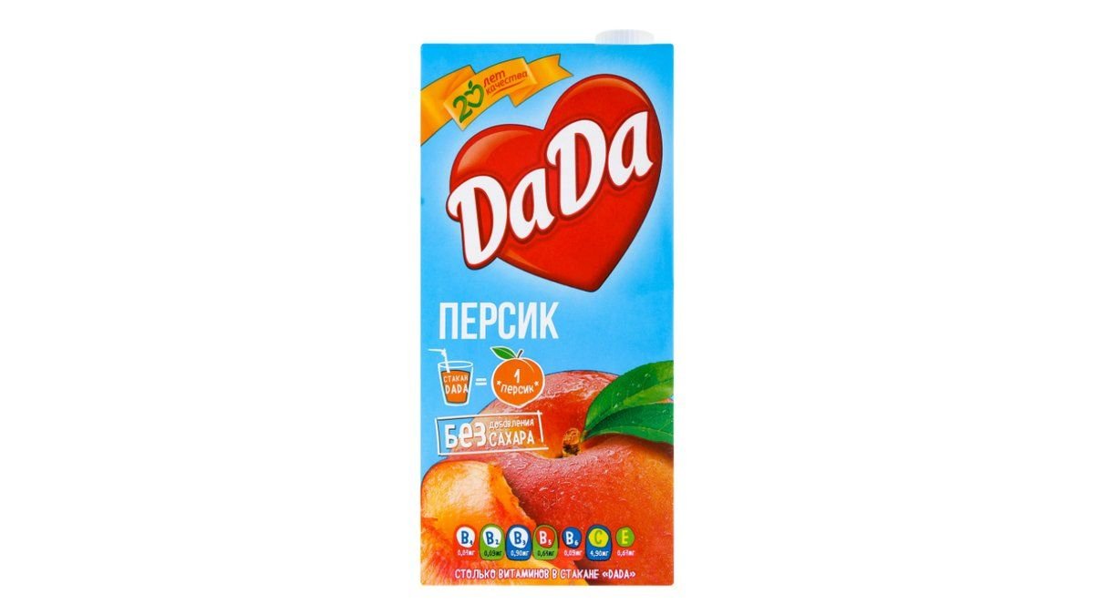 Сок DaDa персиковый 1,9 л
