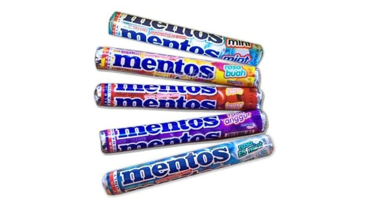 Конфеты жевательные Mentos Фрукты 37 г