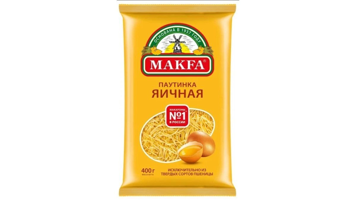 Макароны Макфа паутинка яичная 400 г
