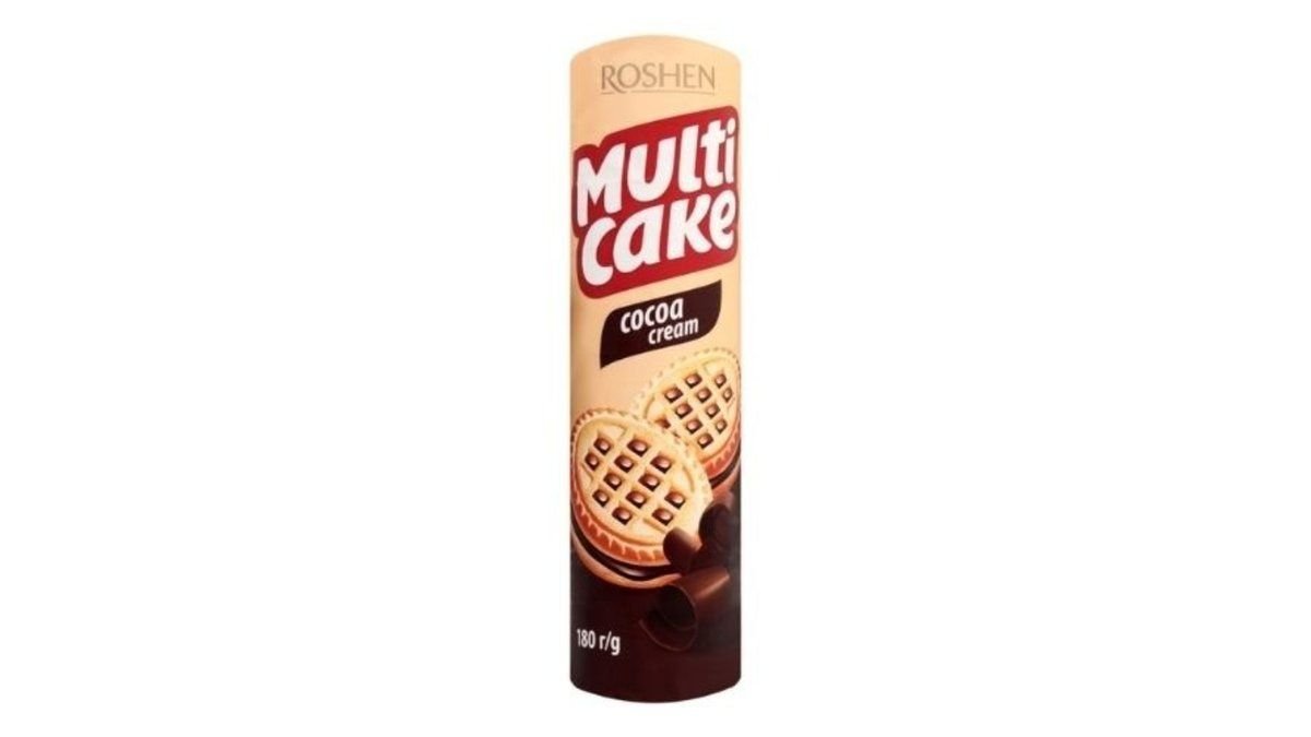 ROSHEN Печенье Multi Cake Какао крем 180 г