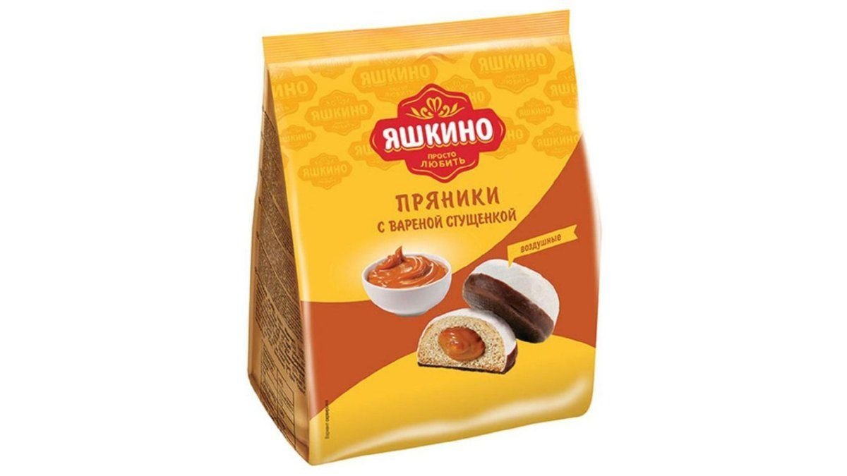 Пряники Яшкино с варёной сгущёнкой 350 г