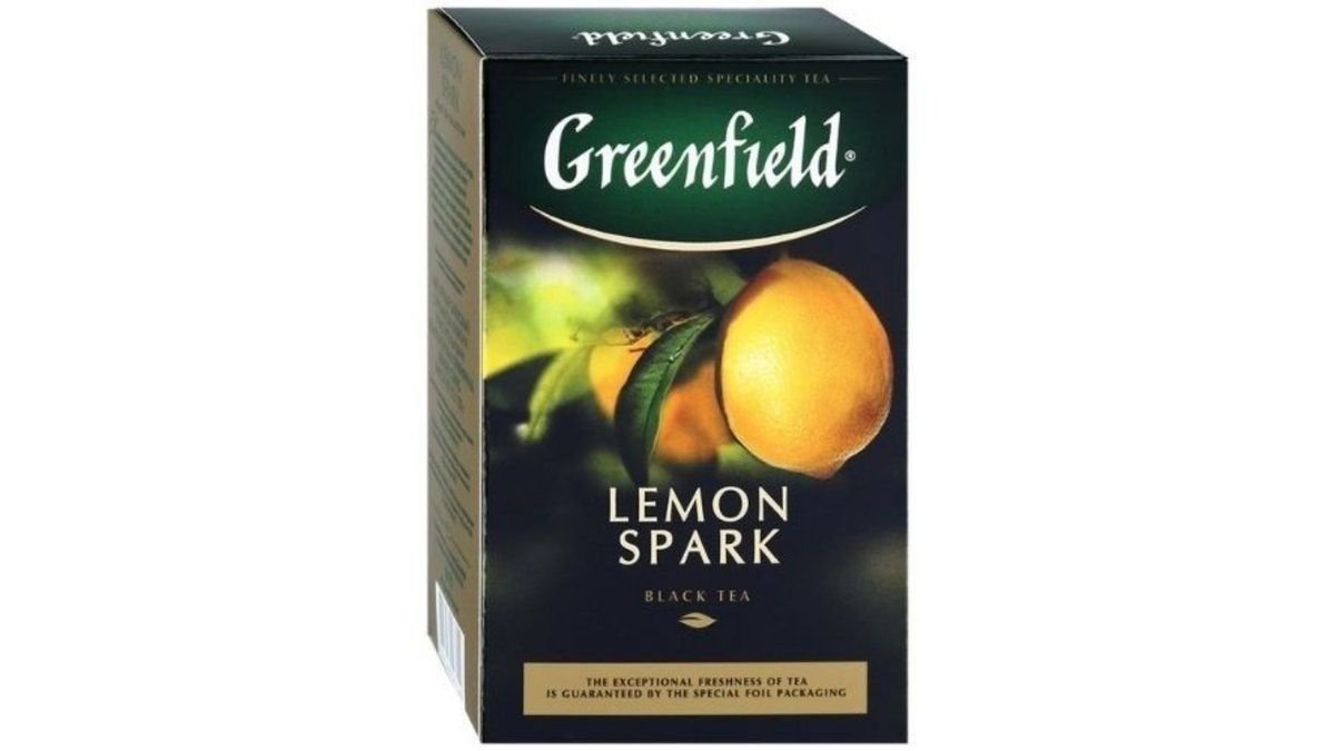 Черный чай"Greenfield"Lemon Spark, Черный чай 100г