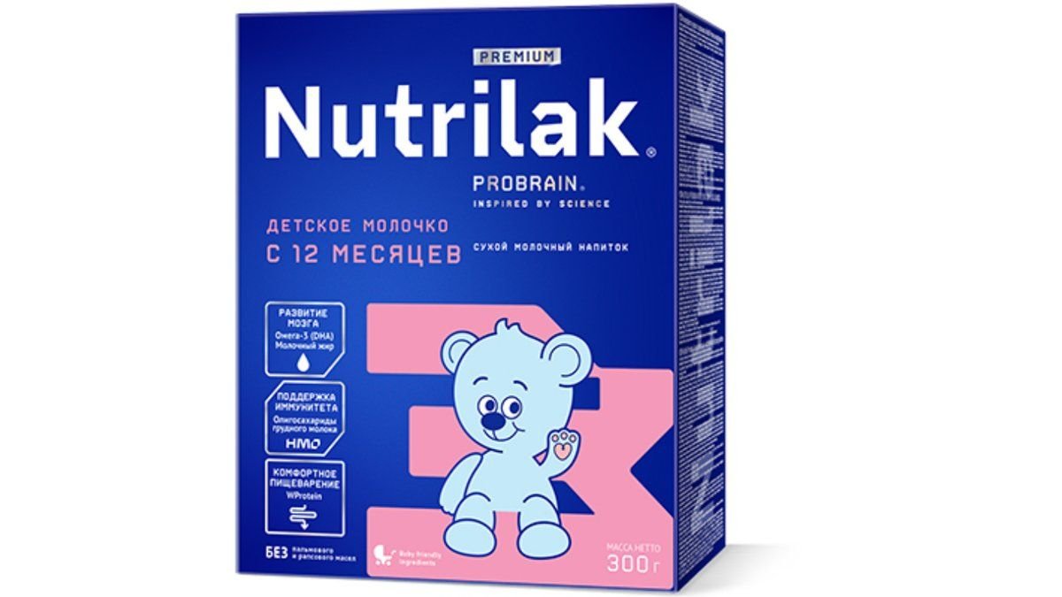 Молочко NUTRILAK Детское Premium 3 с 12 мес 300г