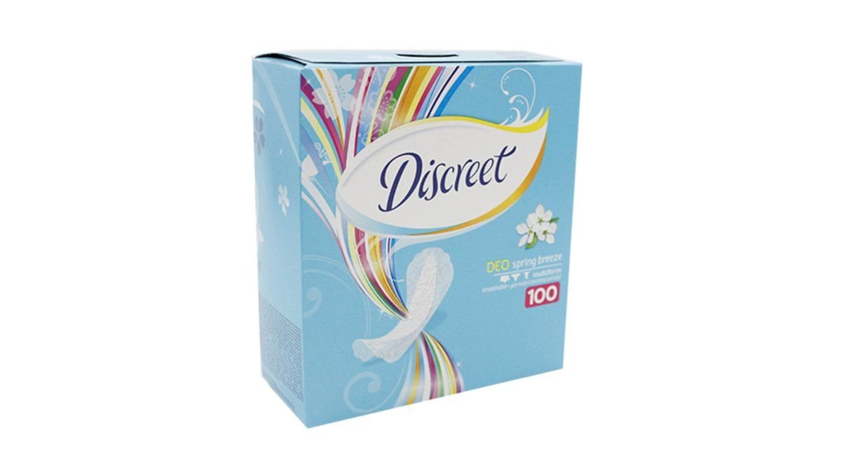 Прокладки ежедневные Discreet deo oкеан бриз 100шт