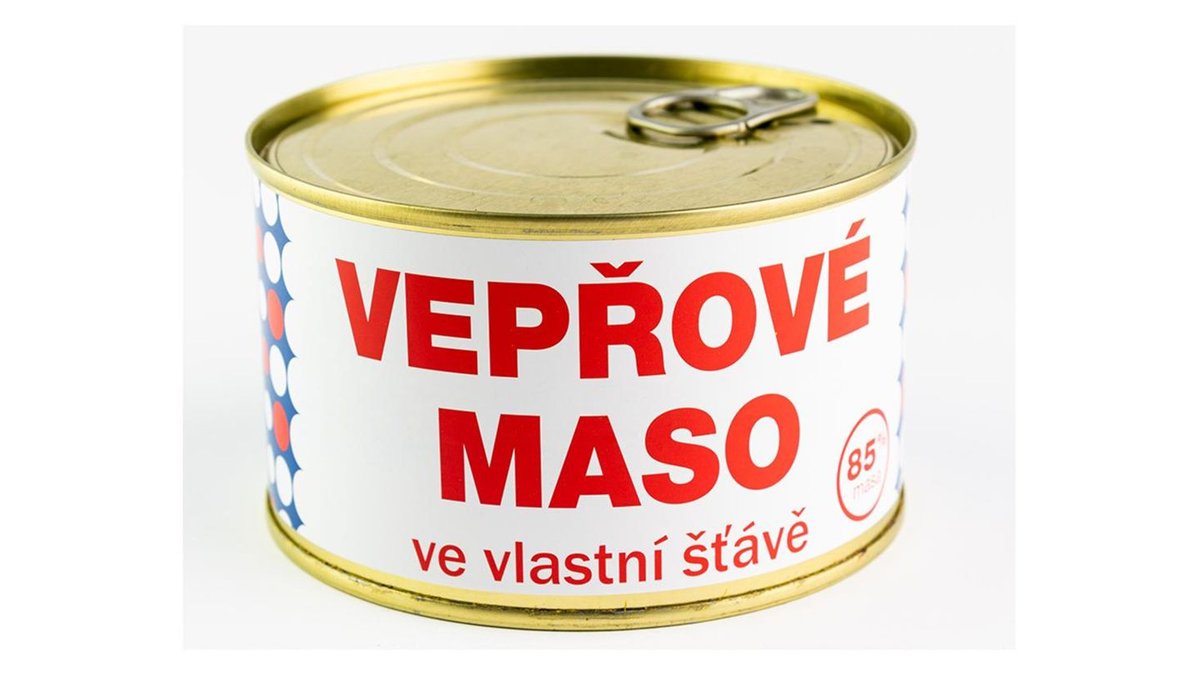 Vepřové maso ve vlastní šťávě Veseko 85% masa