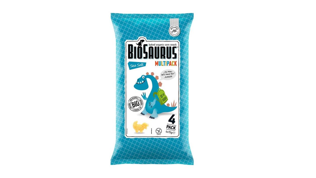 Náhled kategorie Snack Biosaurus Junior multipack bezlepkový mořslá sůl