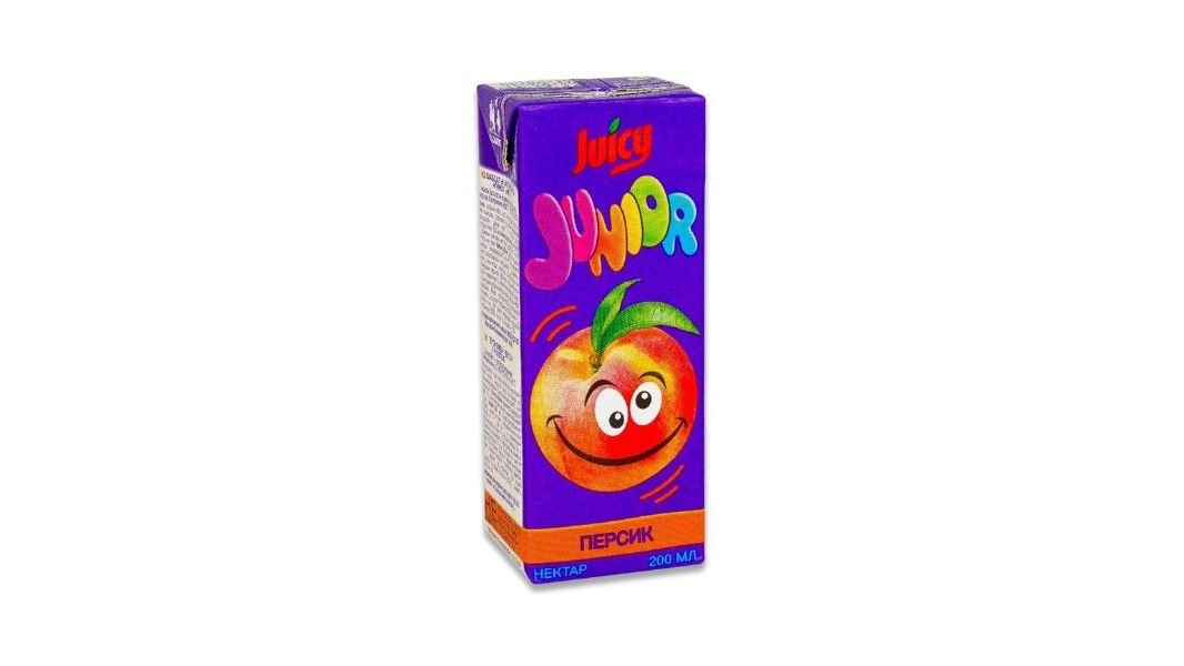 Нектар JUICY Junior Персик 0,2л т/п