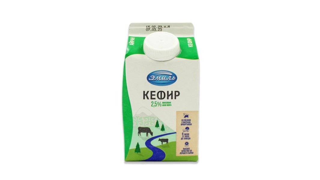 Кефир Эмиль 2.5% 450 г