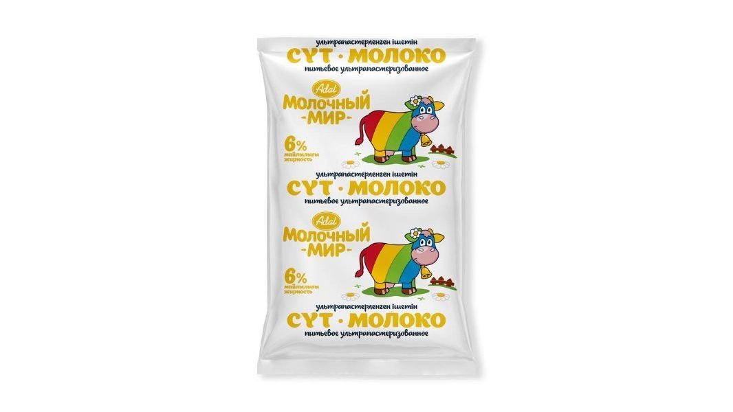 Молоко Молочный Мир ультрапастеризованное 6% 900 мл