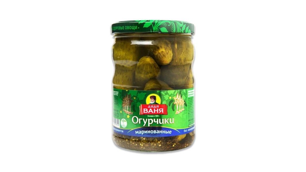 Огурчики Дядя Ваня маринованные 950 г